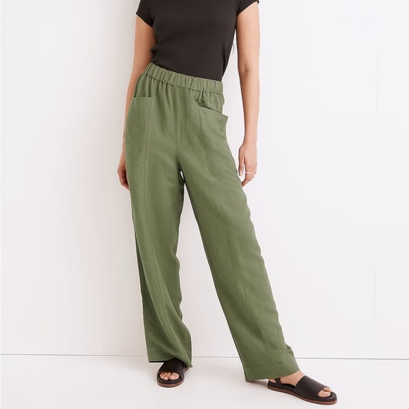 SOLD❌❌❌Madewell Wide Leg Pull On High Rise Pant - Picture 3 of 11